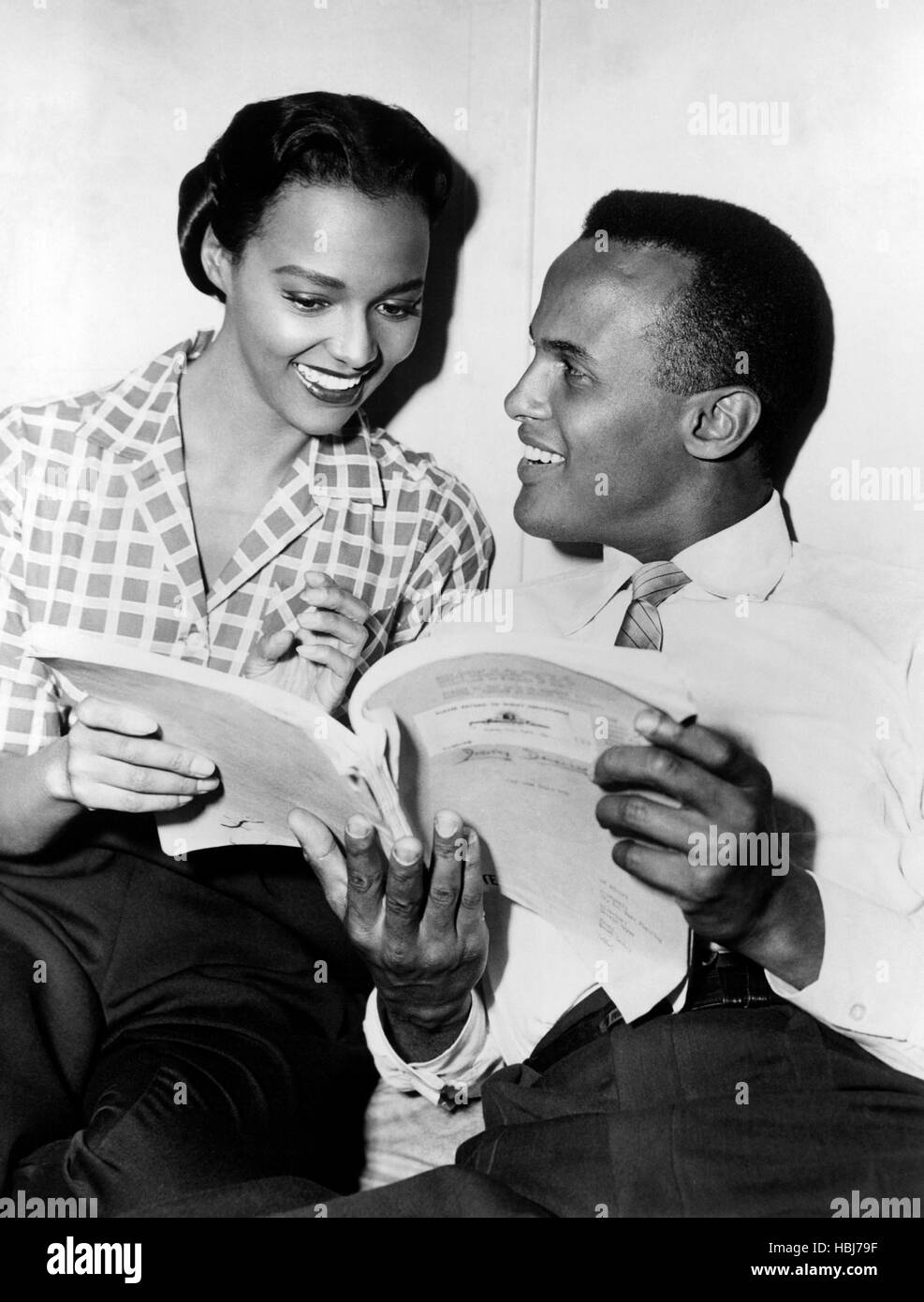 BRIGHT ROAD, Dorothy Dandridge, Harry Belafonte, 1953 Stock Photo Alamy
