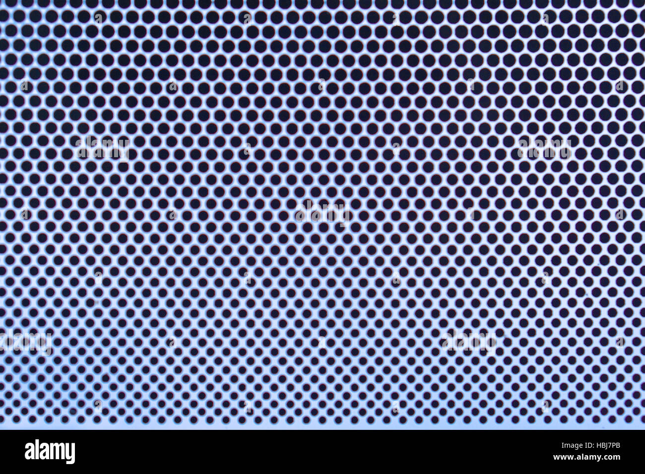 Dots grid illusion Stock Photo