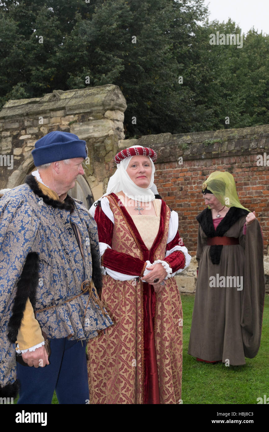 Ceremony to mark the coronation of King Henry III in Gloucester Stock Photo
