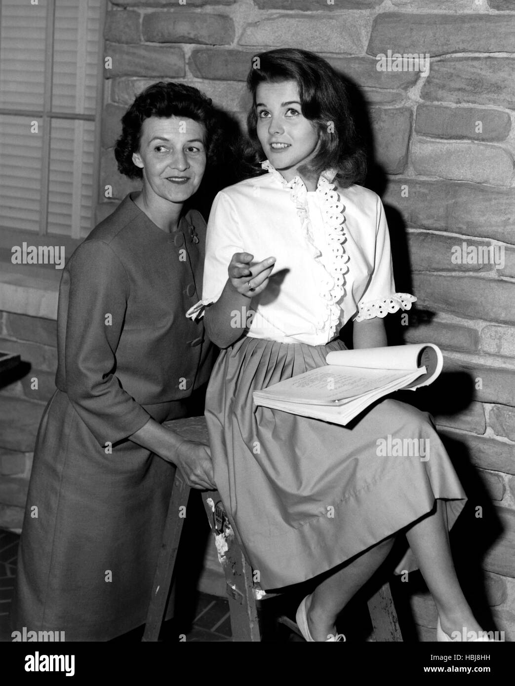 BYE BYE BIRDIE, Ann-Margret and her mother on set, 1963 Stock Photo - Alamy