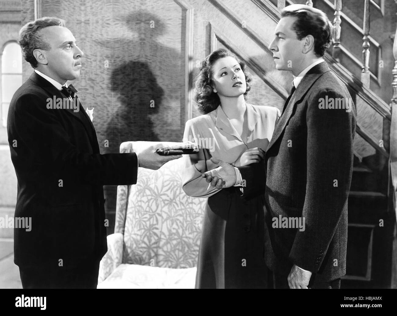 BETWEEN TWO WORLDS, from left, George Coulouris, Eleanor Parker, Paul ...