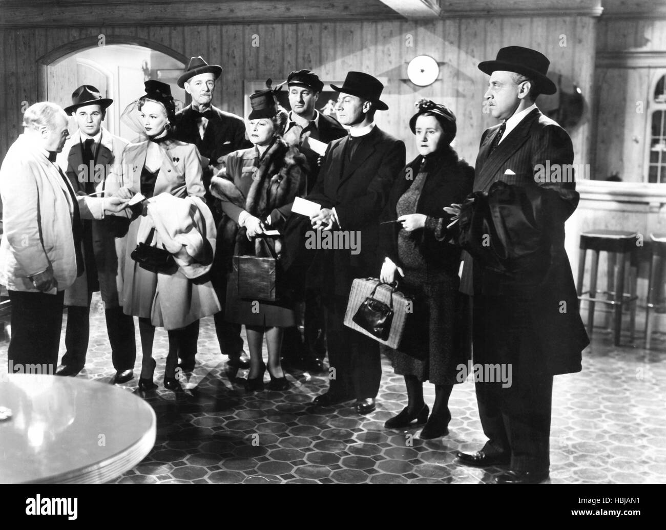 BETWEEN TWO WORLDS, from left: Edmund Gwenn, John Garfield, Faye ...