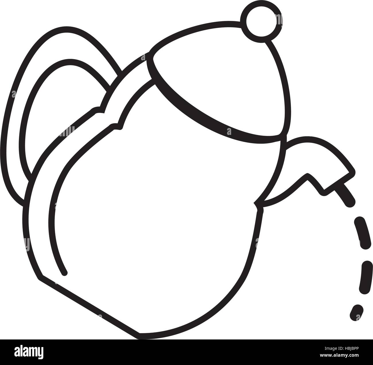 Kettle Outline Black and White Stock Photos & Images Alamy