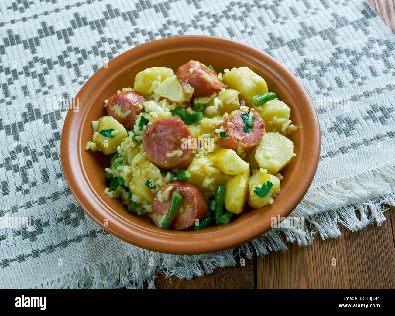 Jambalaya. Spicy rice Stock Photo Alamy
