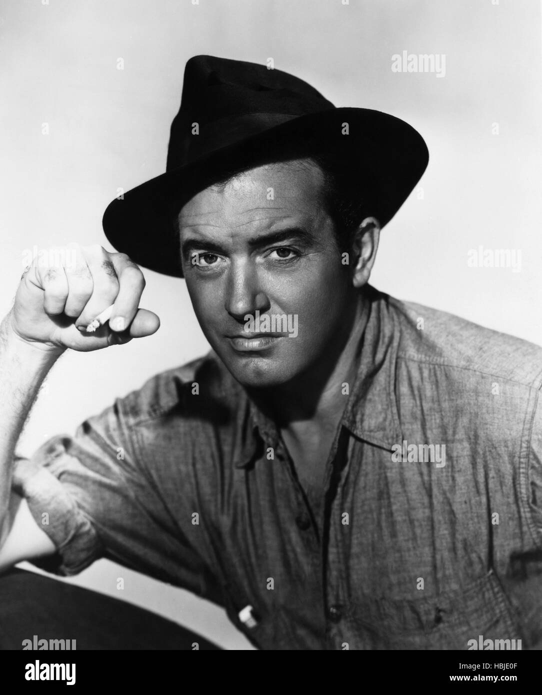 THE BLAZING FOREST, John Payne, 1952 Stock Photo Alamy