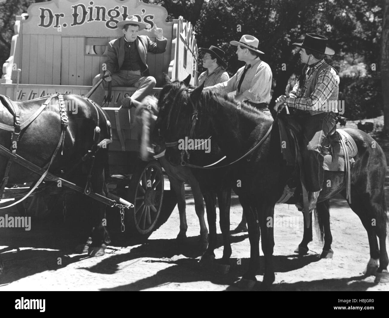 BOSS OF HANGTOWN MESA, Fuzzy Knight, Fred Kohler, Jr., Rex Lease, 1942
