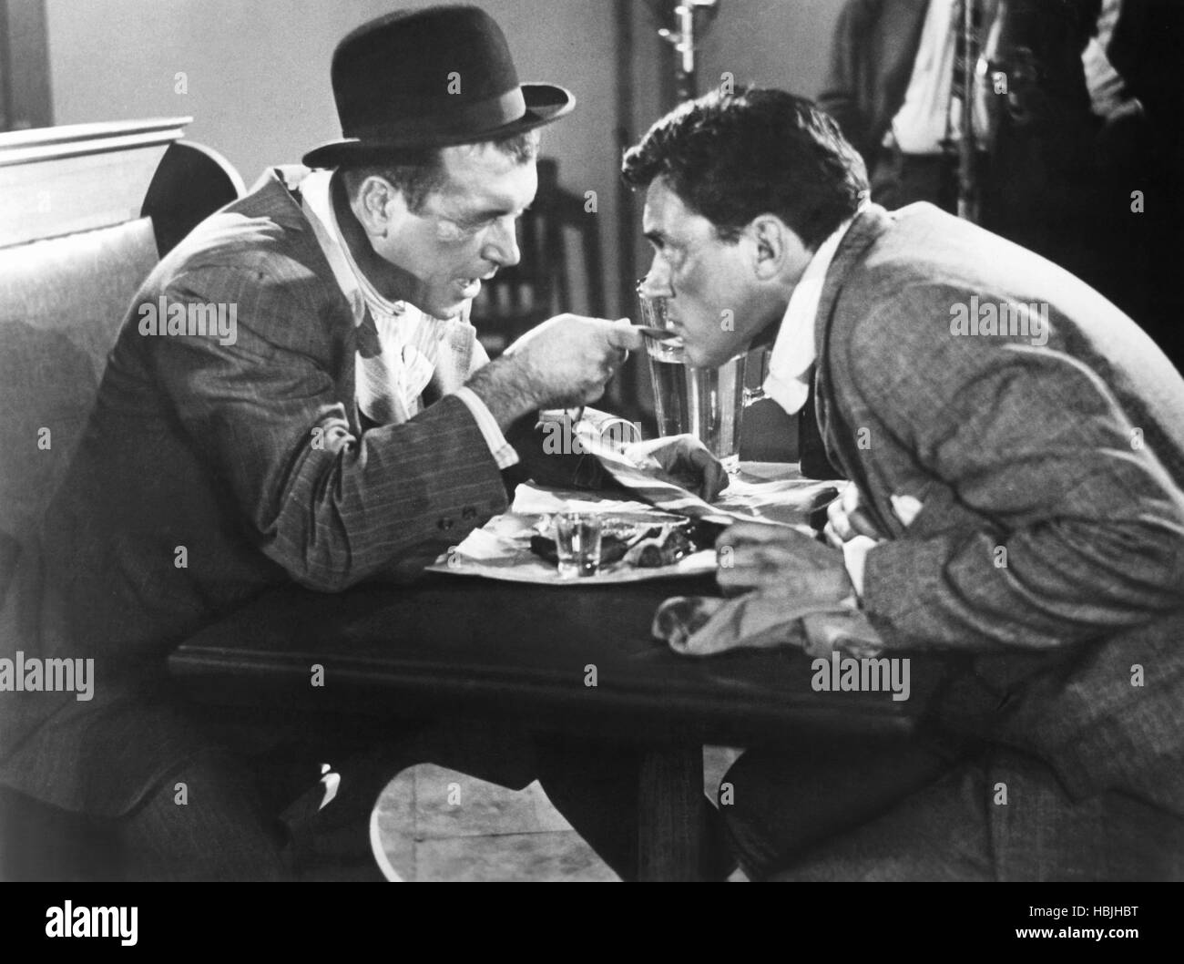 THE BOSS, from left: John Payne, William Bishop, 1956 Stock Photo - Alamy