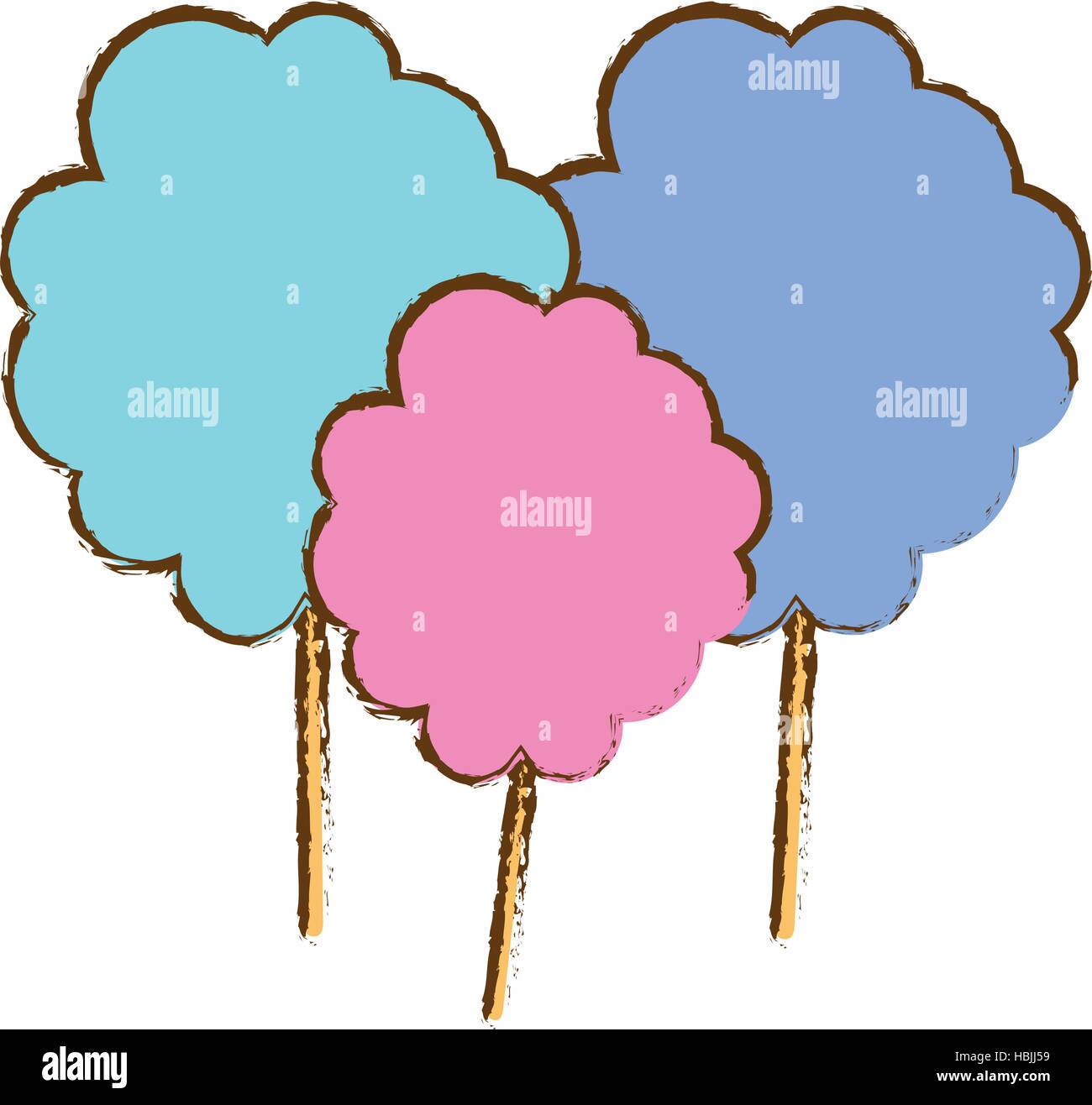 Cotton candy poster Stock Vector Images - Alamy