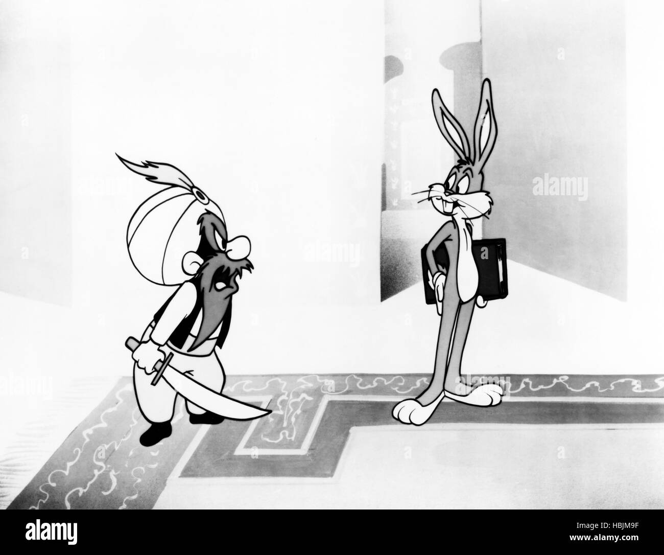 BUGS BUNNY'S 3RD MOVIE 1001 RABBIT TALES, from left Yosemite Sam