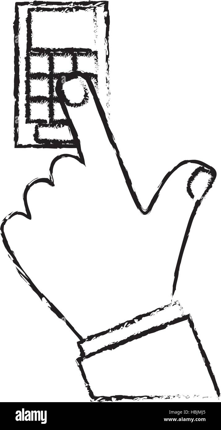 hand and remote control icon image Stock Vector Image & Art - Alamy