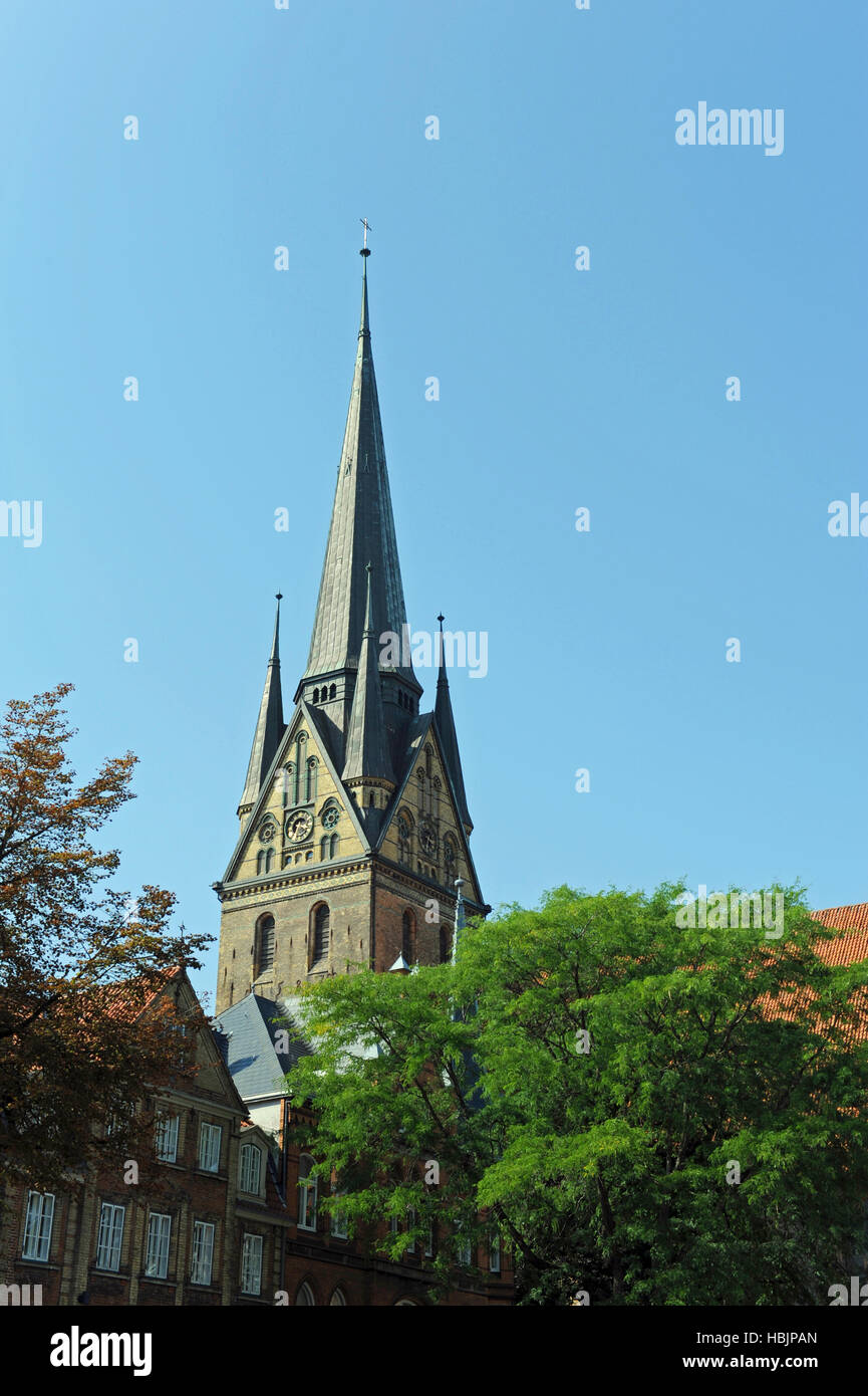 nikolai church in flensburg,germany Stock Photo Alamy