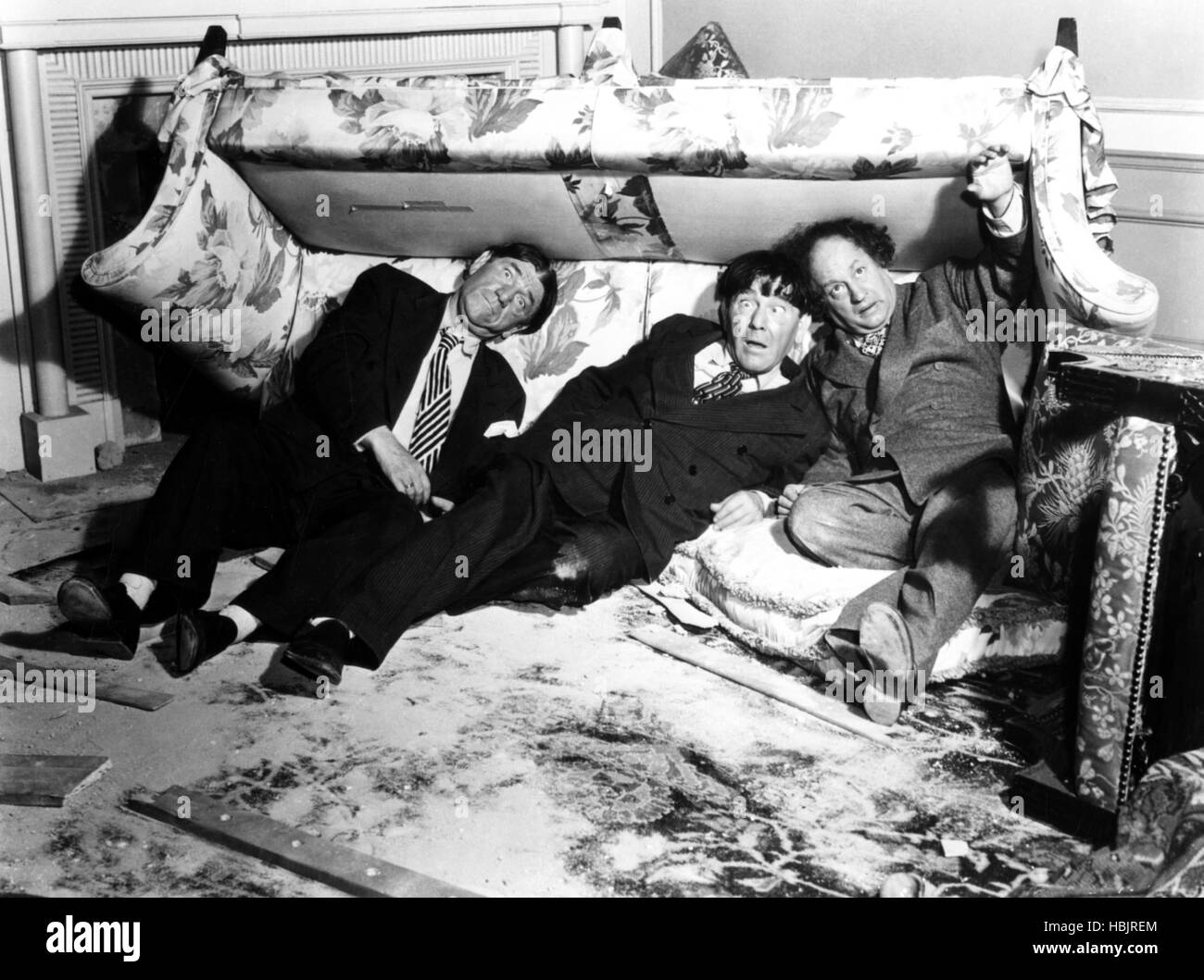 BOOTY AND THE BEAST, from left Shemp Howard, Moe Howard, Larry Fine, [The Three Stooges], 1953