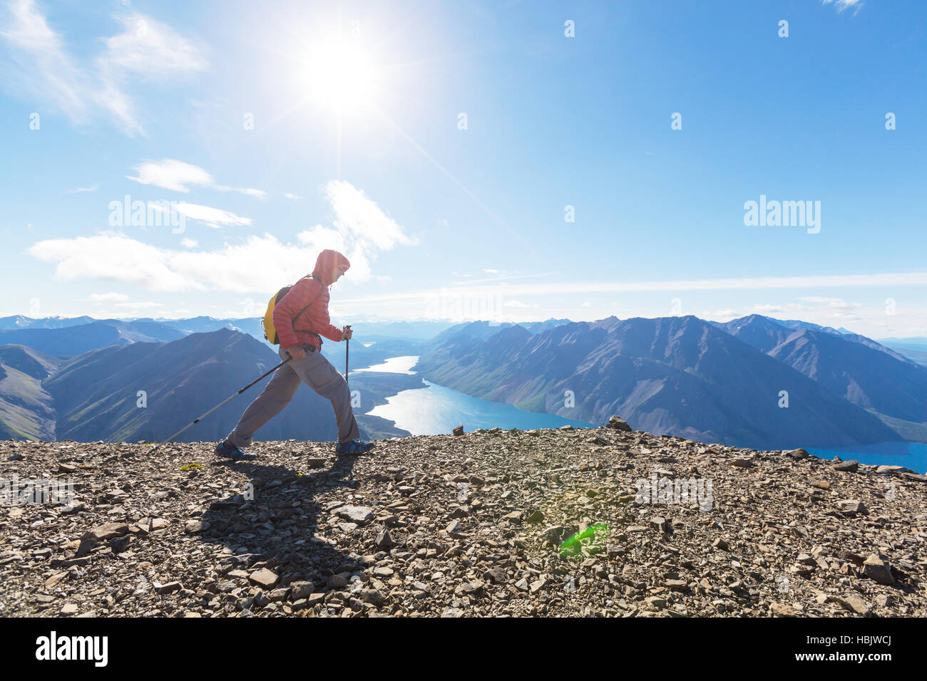 Hike In Canada Stock Photo - Alamy