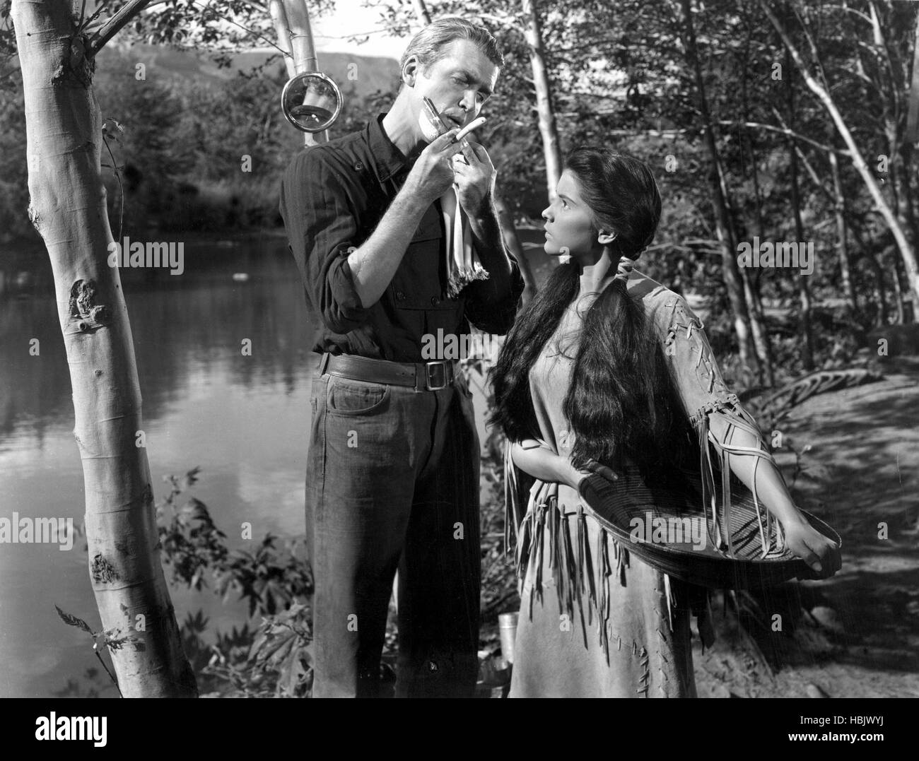 BROKEN ARROW, James Stewart, Debra Paget, 1950 Stock Photo Alamy
