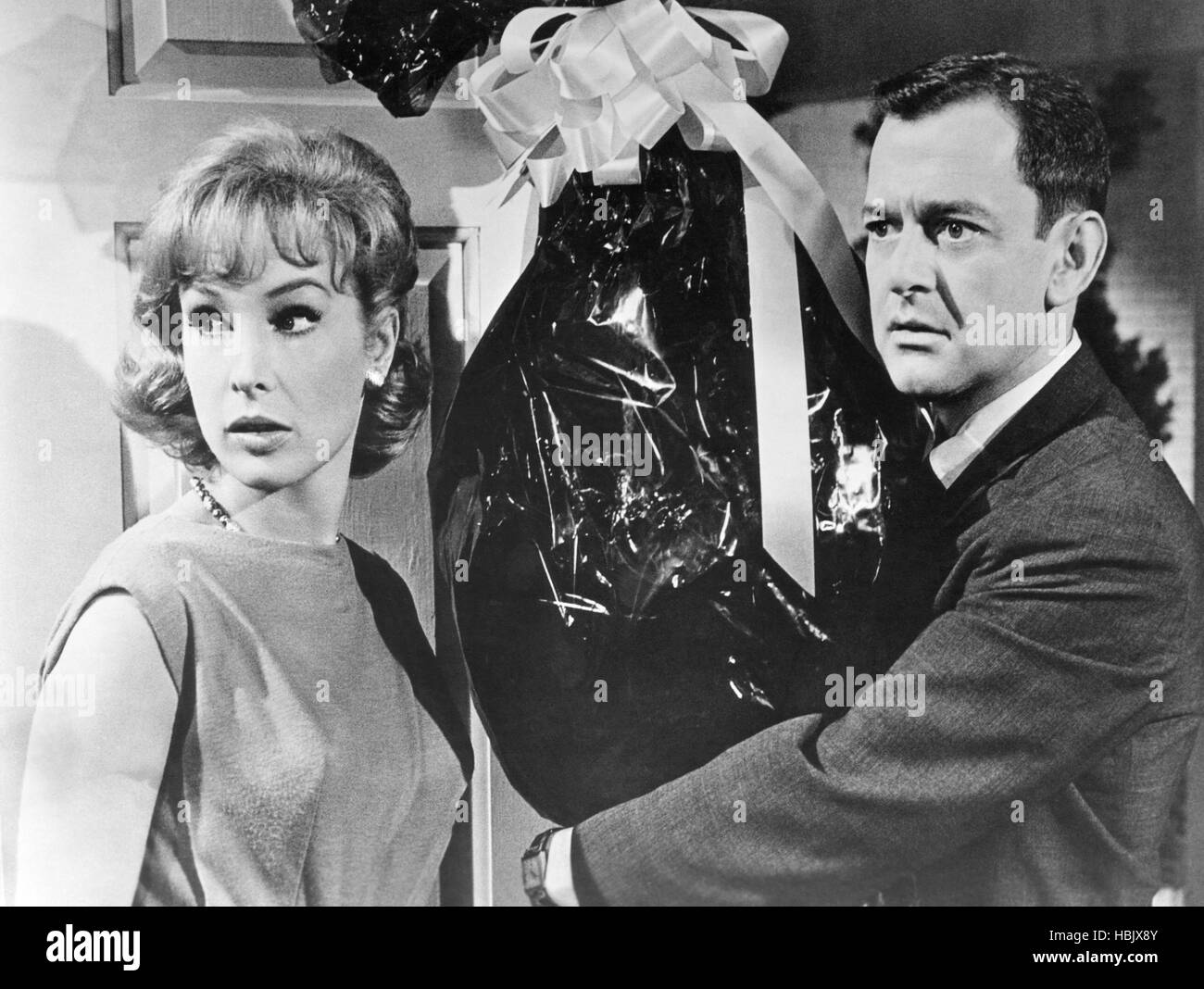 THE BRASS BOTTLE, Barbara Eden, Tony Randall, 1964 Stock Photo Alamy