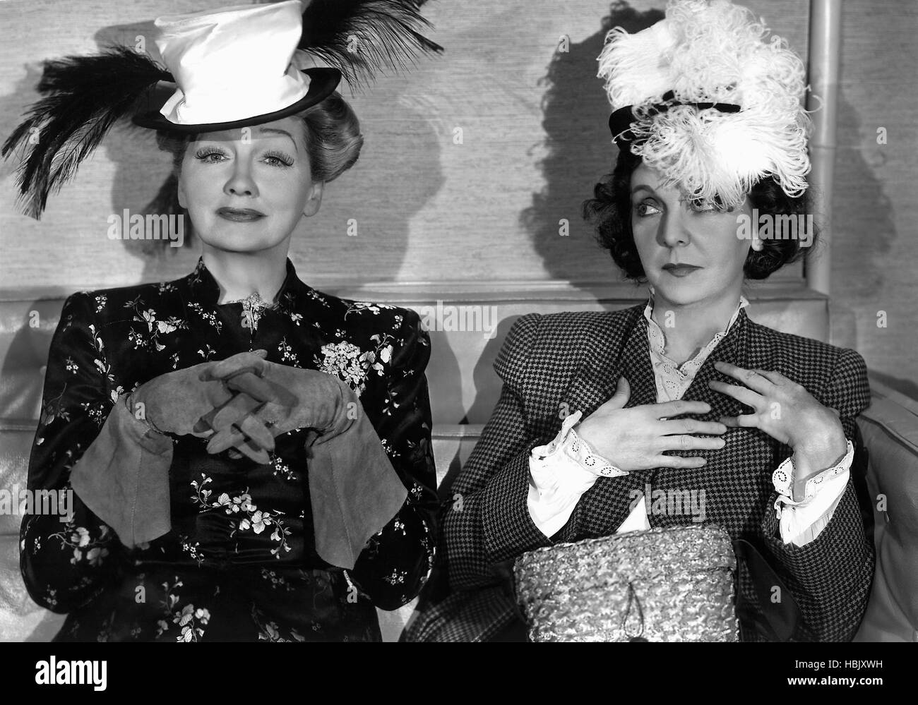 BREAKFAST IN HOLLYWOOD, Hedda Hopper, ZaSu Pitts, 1946 Stock Photo Alamy