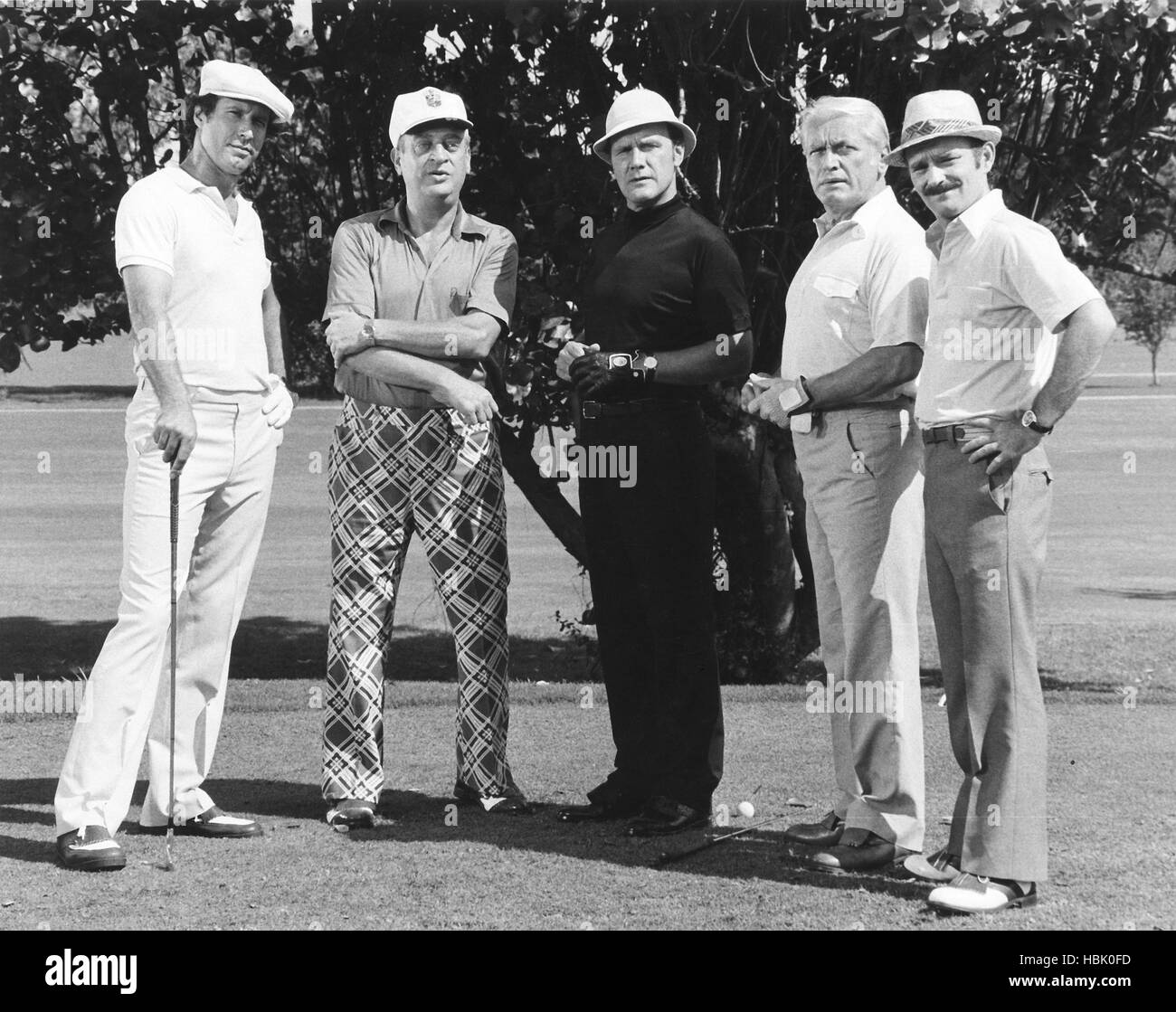 CADDYSHACK, Chevy Chase, Rodney Dangerfield, Dan Resin, Ted Knight