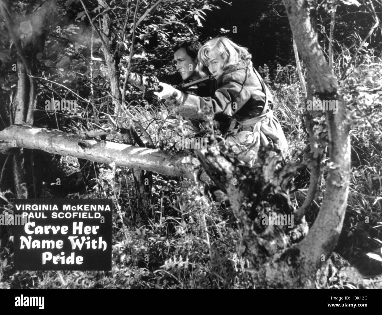 CARVE HER NAME WITH PRIDE Maurice Ronet Virginia McKenna 1958 Stock carve-her-name-with-pride-maurice-ronet-virginia-mckenna-1958-stock
