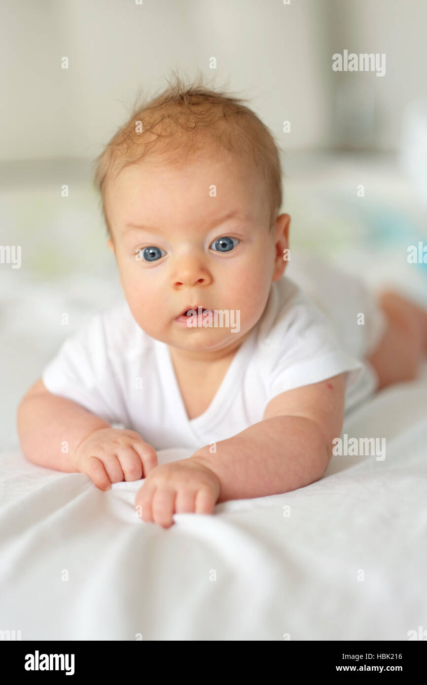  Three months old baby Stock Photo - Alamy
