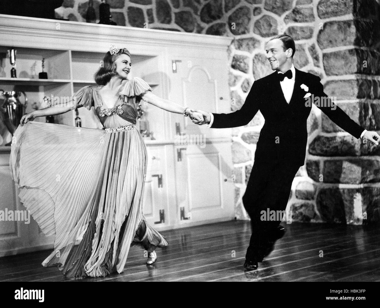 CAREFREE, Ginger Rogers, Fred Astaire, dancing 'The Yam,' 1938 Stock