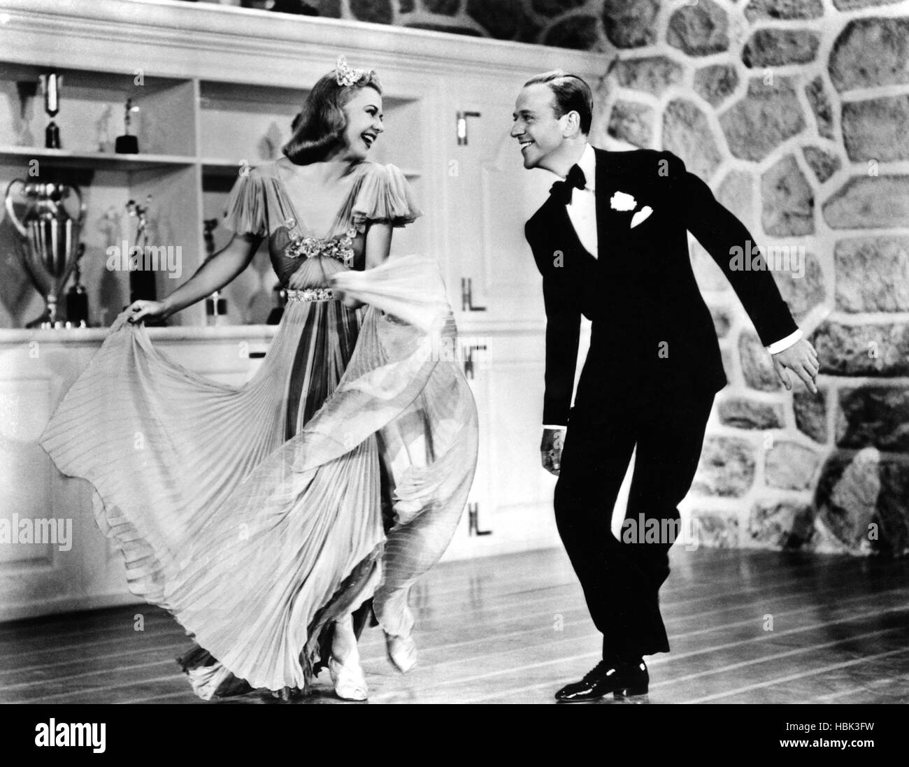 CAREFREE, Ginger Rogers, Fred Astaire, dancing 'The Yam,' 1938 Stock