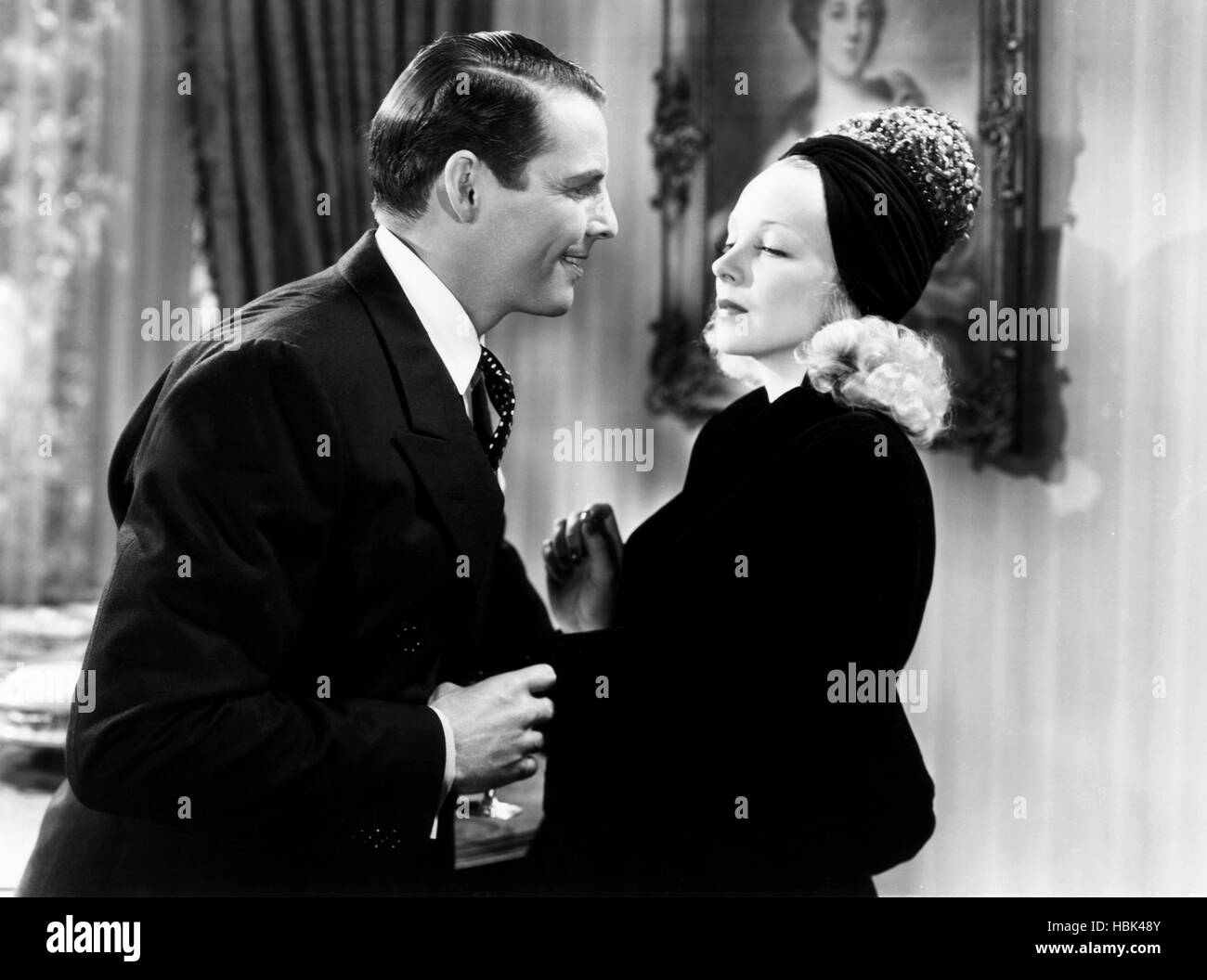 CAREFUL, SOFT SHOULDERS, from left, James Ellison, Virginia Bruce, 1942 ...