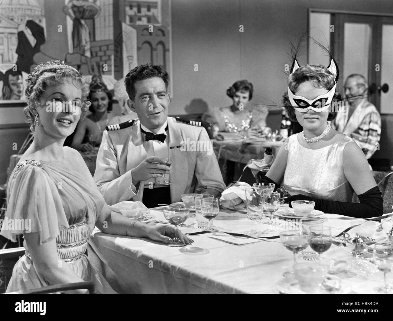 THE CAPTAIN'S TABLE, Peggy Cummins, John Gregson, Nadia Gray, 1959 ...
