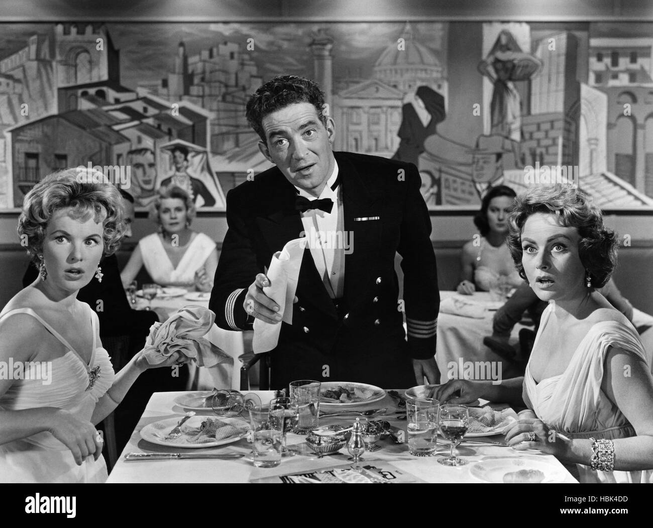 THE CAPTAIN'S TABLE, Peggy Cummins, John Gregson, Nadia Gray, 1959 ...
