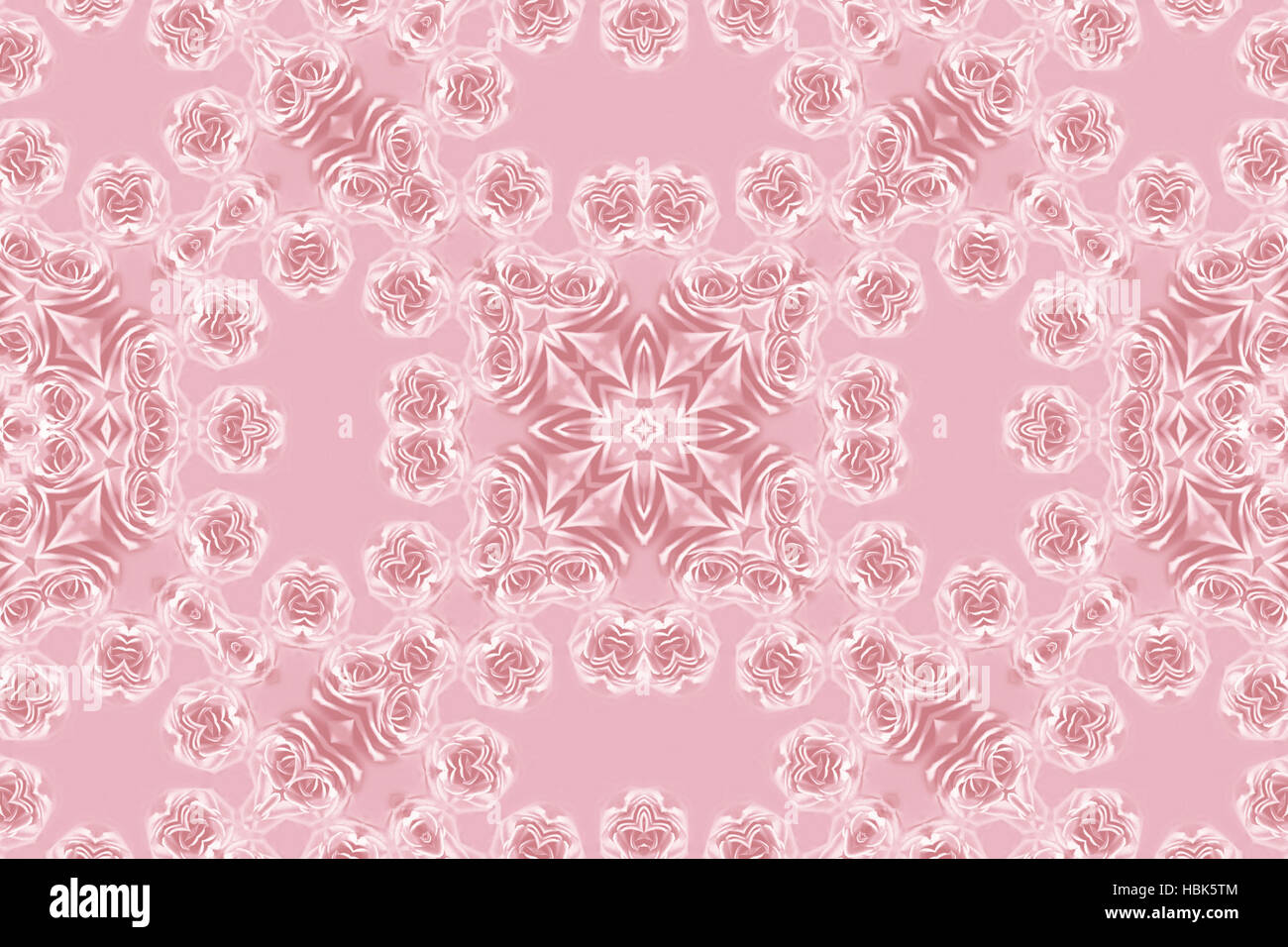 Abstract roses pattern Stock Photo Alamy