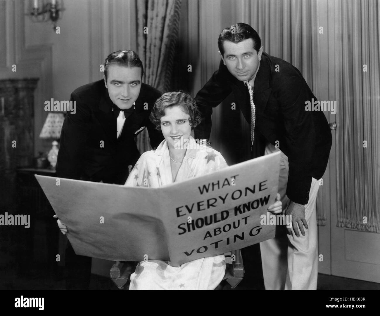 THE CANARY MURDER CASE, from left, James Hall, Jean Arthur, director ...