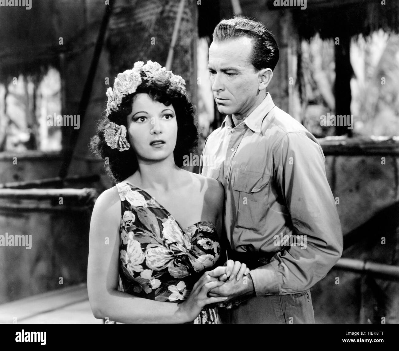 CALL OF THE JUNGLE, from left, Ann Corio, James Bush, 1944 Stock Photo ...