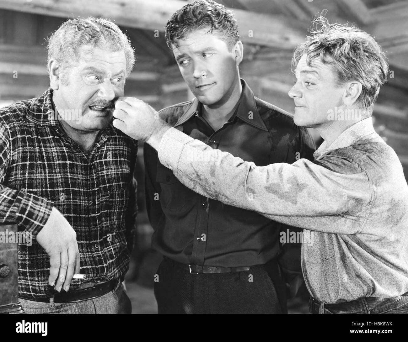 CAPTAINS OF THE CLOUDS, from left: Alan Hale, Dennis Morgan, James ...
