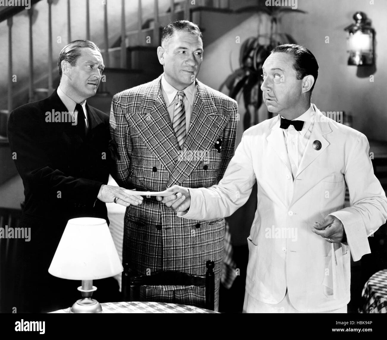 CALL OUT THE MARINES, from left, Edmund Lowe, Victor McLaglen, Franklin