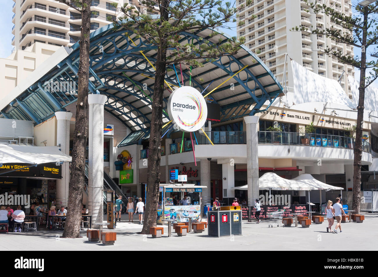 Entrance to Paradise Amusement Centre, Cavill (Mall) Avenue, Surfers  Paradise, City of Gold Coast, Queensland, Australia Stock Photo - Alamy