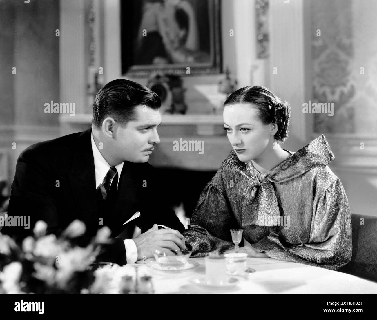 CHAINED, from left, Clark Gable, Joan Crawford, 1934 Stock Photo - Alamy