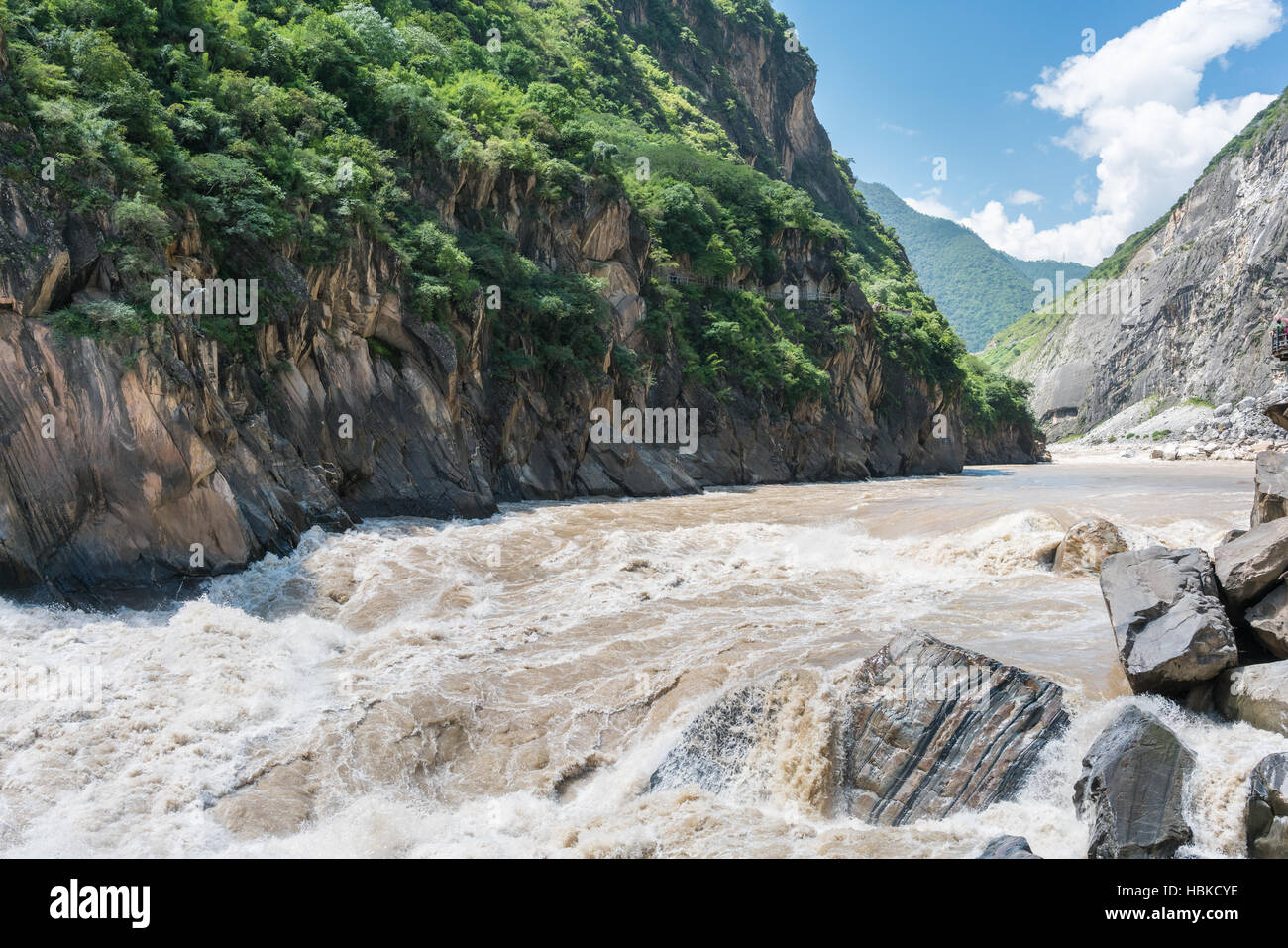 tiger leaping gorge Stock Photo