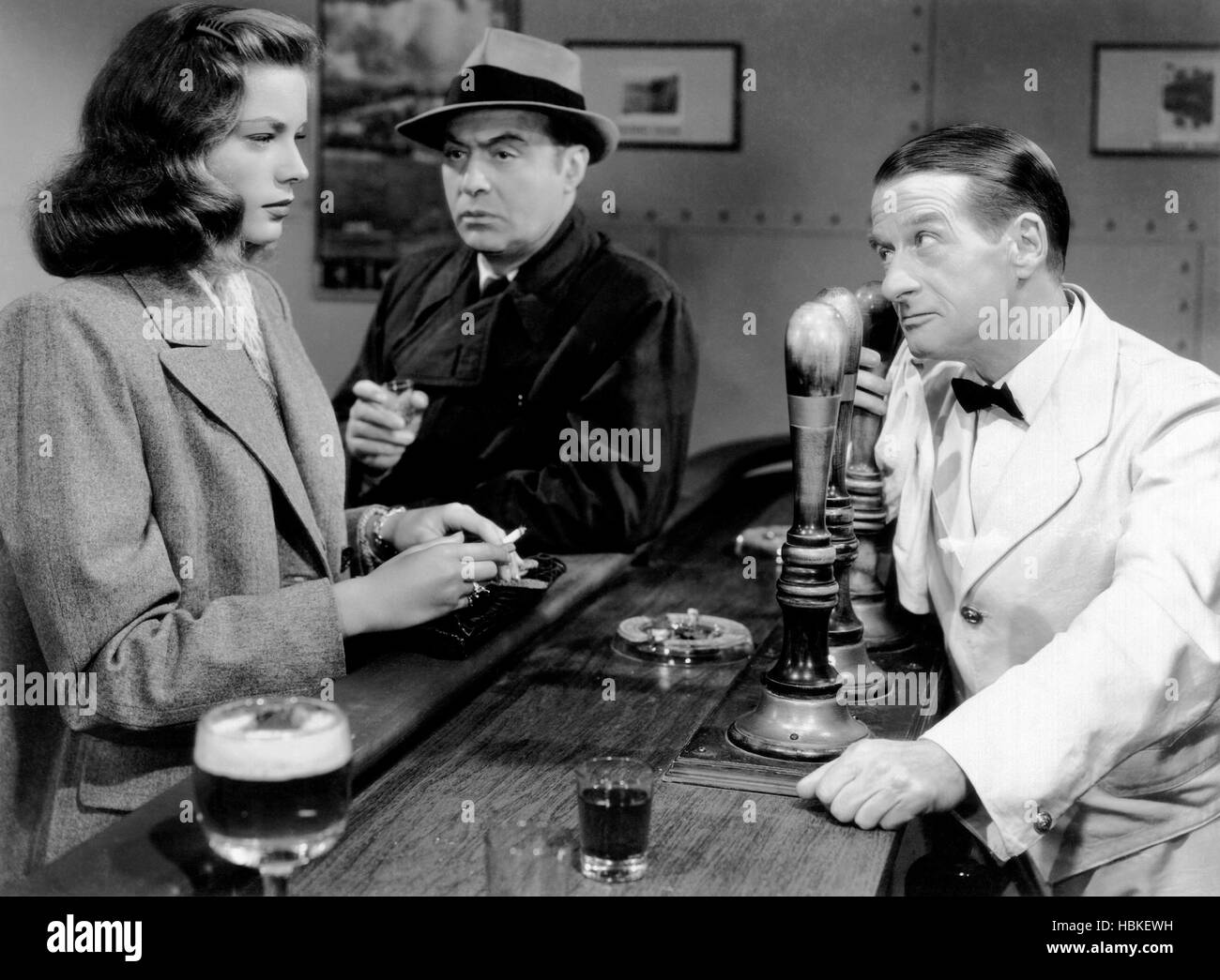 CONFIDENTIAL AGENT, from left, Lauren Bacall, Charles Boyer, Alec ...