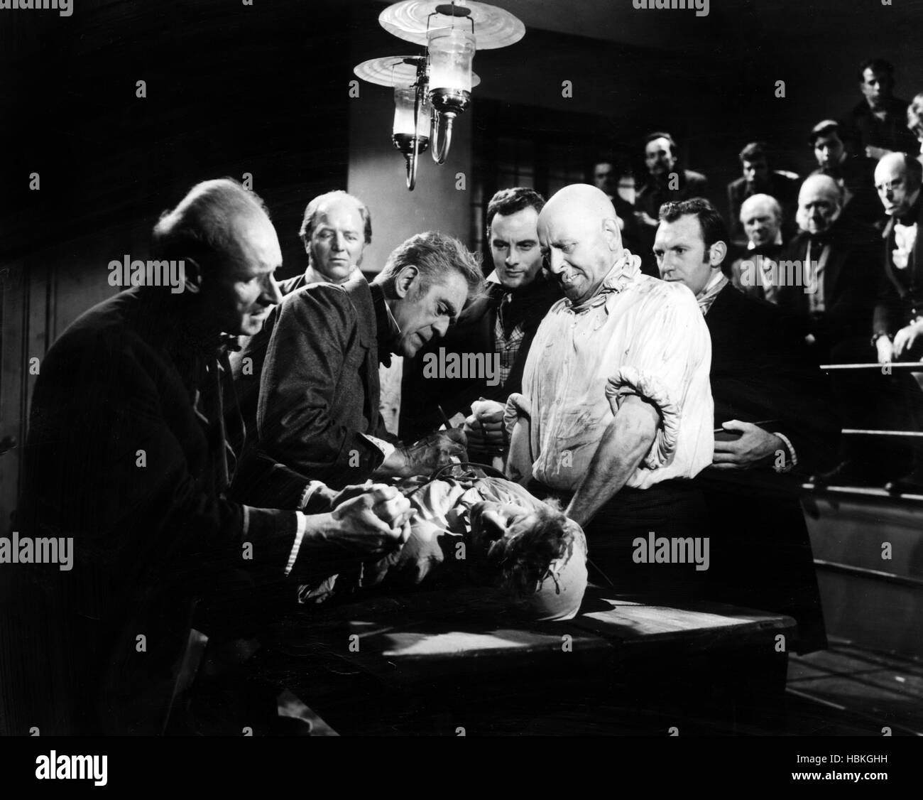 CORRIDORS OF BLOOD, Boris Karloff, Finlay Currie, Julian D'Albie, 1958