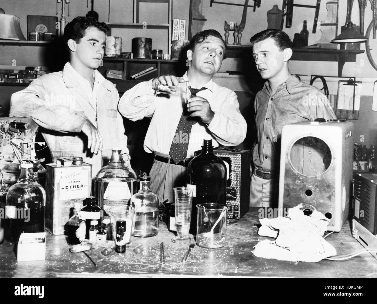 CORKY OF GASOLINE ALLEY, from left Scotty Beckett, Gordon Jones, Jimmy