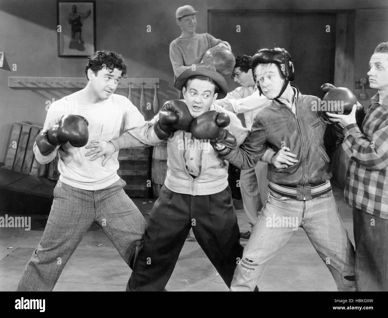 COME OUT FIGHTING, from left, front, Leo Gorcey, William Benedict ...