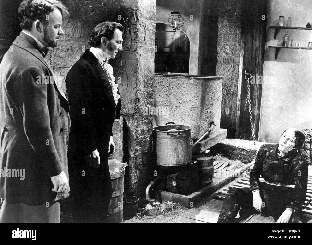 THE CURSE OF FRANKENSTEIN, Robert Urquhart, Peter Cushing, Christopher ...