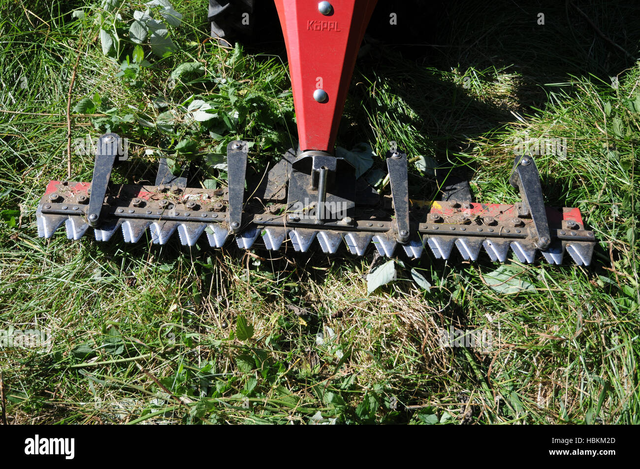 sickle bar mower Stock Photo Alamy