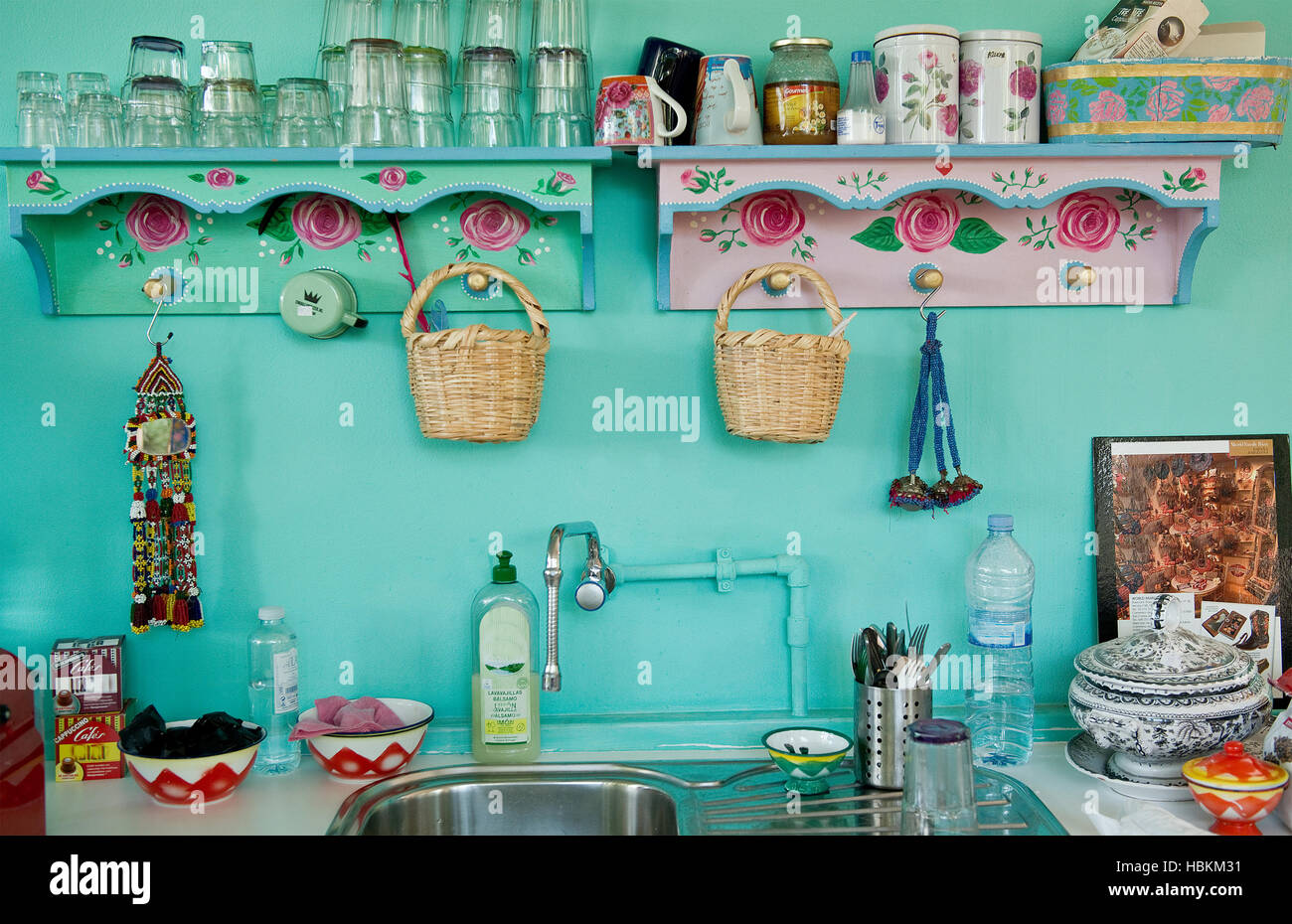 kitchen hippie Stock Photo