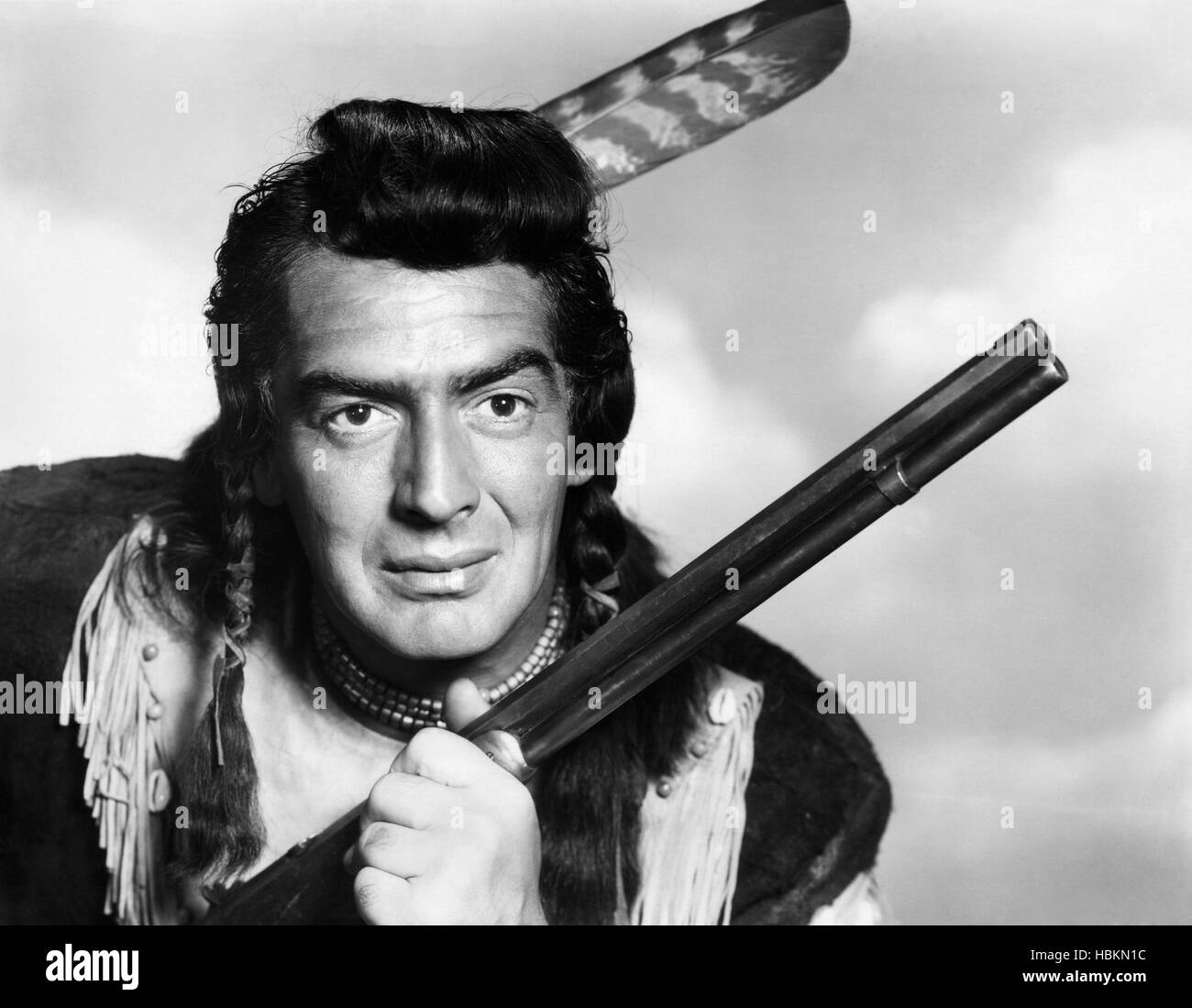 CHIEF CRAZY HORSE, Victor Mature, 1955 Stock Photo Alamy