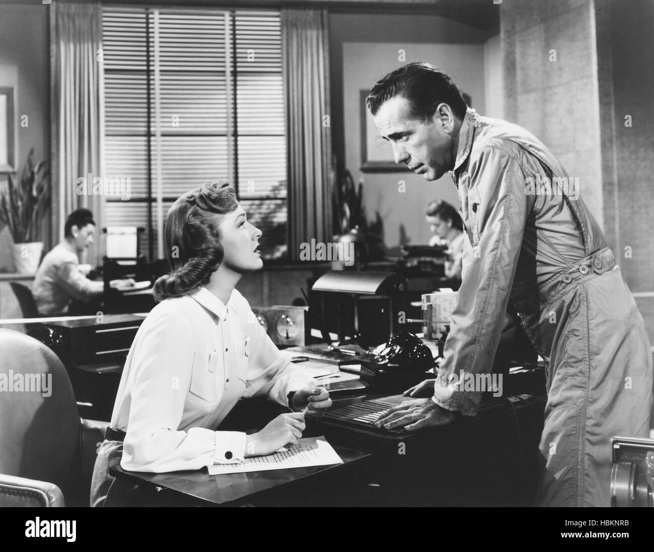 CHAIN LIGHTNING, from left, Eleanor Parker, Humphrey Bogart, 1950 Stock
