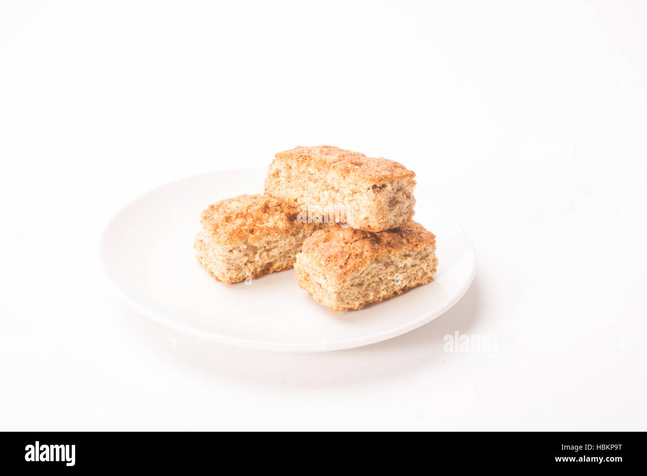 Three pieces of rusks Stock Photo - Alamy