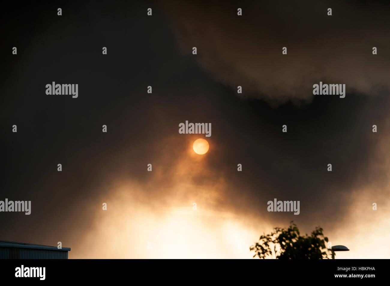 Large Fire Smoke Cloud Stock Photo - Alamy