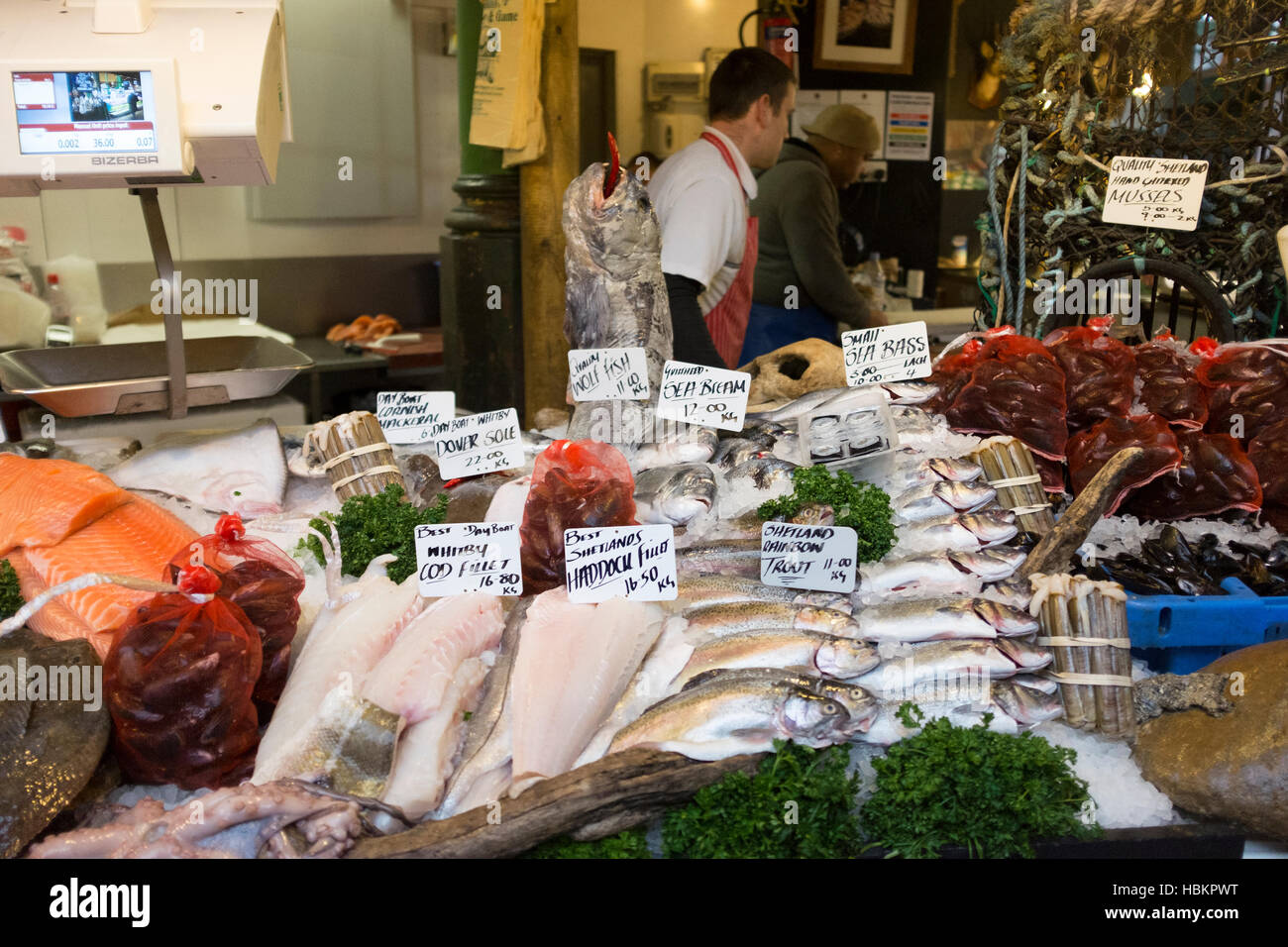 Fish and Seafood Market Stock Photo Alamy