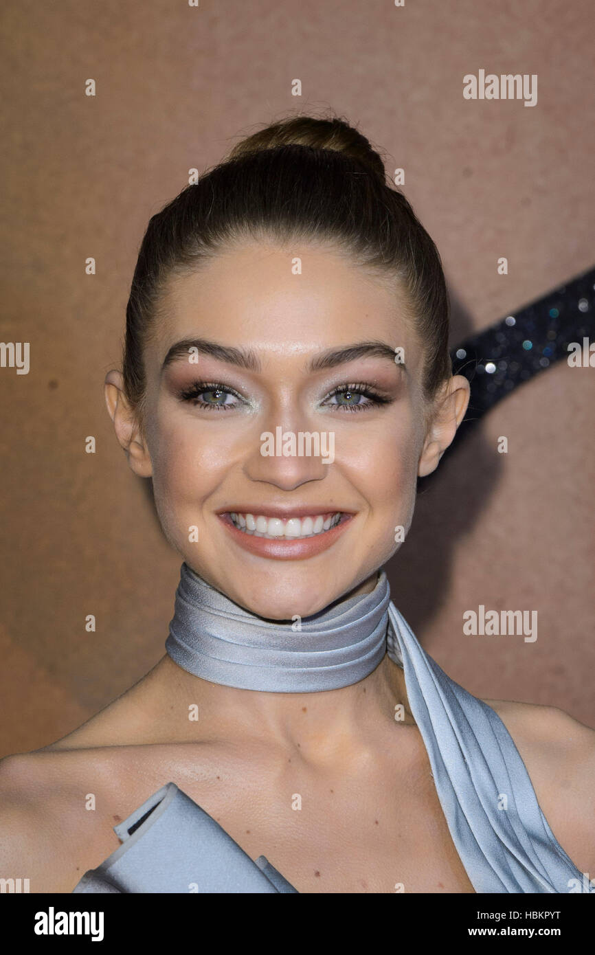 Gigi Hadid attending The Fashion Awards 2016 at the Royal Albert Hall ...