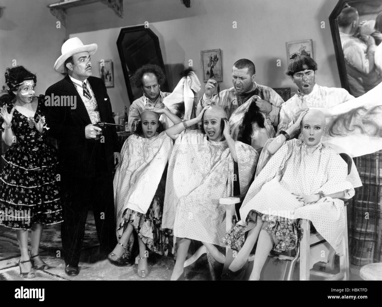 COOKOO CAVALIERS, Dorothy Appleby, Bob O'Connor, Larry Fine, Curly ...